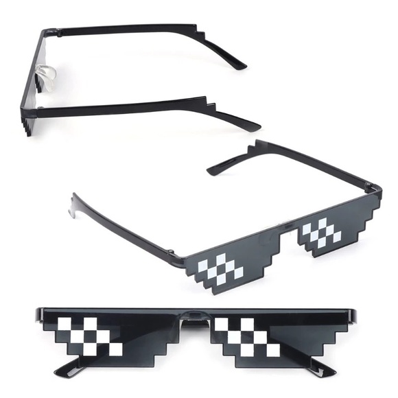 #THUGLIFE pixel mosaic sunglasses - Picture 3 of 8